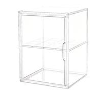 Kioball Espositore Trasparente Modello Scala Scatola di Immagazzinaggio Scatola di Esposizione Marionetta 27x25.5x36CM