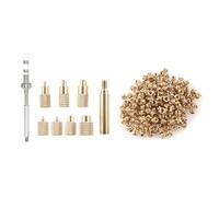 Kioball Inserto di Dado Punta TS100 Inserto Punta per Saldatore Interno Testa Filettata M2-M8 Hot Melt Insert Nut Kit