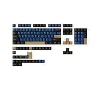 Kioball Keycaps Pbt Cherry Profile Blue Samurai Big Set Key Caps in Spanish, French, German, And English.