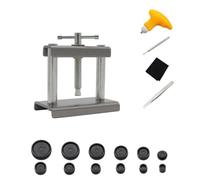 Kioball Kit di Strumenti per La Sostituzione Della Batteria 'Orologio, Pressa per Orologi, Kit di Strumenti per La Chiusura Della Cassa 'Orologio