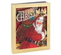 Kioball Libro -Up di Natale con Suono Luminoso, Decorazione per La Notte Prima di Natale, Regali di Capodanno per Bambini, Ragazzi