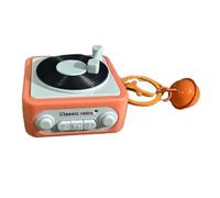 Kioball Mini Registratore A Cassette Retro Registratore A Cassette Portatile Regalo per Coppie Registrabile Mini Arancione