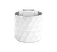 Kioball Organizzatore da Scrivania Girevole A 360° per 5 Scomparti, Organizzatore per Pennelli da Trucco, Forniture per Ufficio e Cancelleria, Colore
