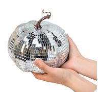 Kioball Palla da Discoteca A Specchio Argentato, Palla da Discoteca A Forma di, Adatta per Feste In Discoteca con DJ, Palla da Discoteca Riflettente di Halloween da 20 cm