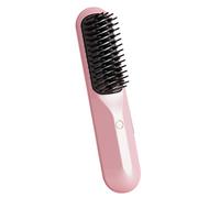 Kioball Pettine Caldo Ricaricabile per Capelli Fili Piastra per Capelli Pettini per Pressatura A Caldo Pettine Elettrico Anti Bruciatura Riscaldamento Rapido-B