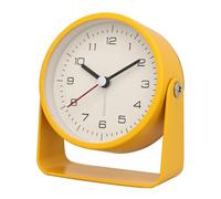 Kioball Piccolo Orologio da Tavolo con Sveglia in Metallo, Silenzioso, per Studenti, per La Decorazione della Scrivania e 'Ufficio D