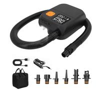 Kioball Pompa Elettrica Portatile Ricaricabile per Paddle Board, con Torcia A LED, Batteria da 8000 mAh, per Paddle Board, Kayak