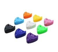 Kioball Scatola per Plettri per Strumenti Musicali, Clip per Plettri Colorati per Chitarra, Clip per Plettri A Forma di Cuore, Clip per Plettri Adesiva, Scatola per Plettri