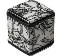 Kioball Scatola Portaoggetti in Pelle di Lusso Leggera in Tessuto Jacquard, semplicità, Scatola Portaoggetti per Cosmetici da Scrivania, Portaoggetti per Cancelleria