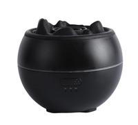 Kioball Simulata Luce LED Lava del Vulcano Umidificatore USB Rumore Diffusore di Essenziali Luce Notturna Umidificatore Ad Ultrasuoni Nero