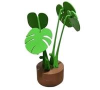 Kioball Sottobicchieri Monstera per Piante, Sottobicchieri Antiscivolo, Set di Sottobicchieri Monstera, Sottobicchieri per Piante con Foglie Tropicali, Decorazione per La Casa,