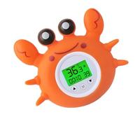 Kioball Termometro da Bagno per Bambini con Temperatura, Display Retroilluminato A Tre Colori, Giocattolo Galleggiante di Sicurezza per il Bagno, Fahrenheit e Celsius