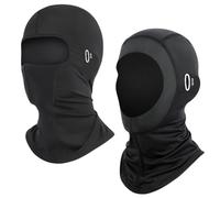 Kioiner 2 Pezzi Sottocasco Moto Estivo, Passamontagna Seta di Ghiaccio Protezione UV, Passamontagna Traspirante Elastico, Unisex, Balaclava per Sport Ciclismo ed attività all’Aria Aperta