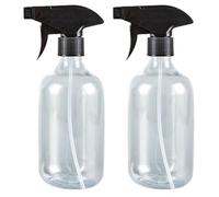 Kioiner Spruzzino Nebulizzatore, 2 Pezzi Bottiglie Spray da 500 ml, Flaconi Spray in Plastica per Piante, Giardino, Pulizia, Capelli e Stiro, Facile da Usare e Ricaricabile (Bianco)