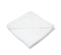 Kiokids Asciugamano Bagno Bambù Per Bebé Bianco