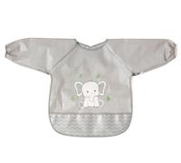 Kiokids Bavaglino Impermeabile Con Maniche Elefante Grigio