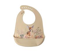 Kiokids Bavaglino Morbido In Silicone Beige