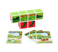 Kiokids Puzzle Magnetico Con Cartoline Di Attività 6 Pezzi