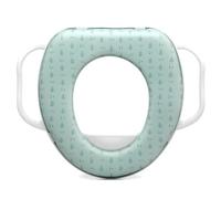 Kiokids | Riduttore WC Sage con maniglie per bambini +12 mesi | Imbottito e sicuro | Facile da pulire | Maniglie per il comfort | Paraspruzzi | Compatibile con i servizi igienici standard