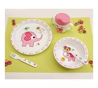 Kiokids set stoviglie elefante 2220 rosa