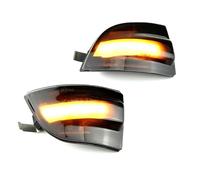 KIOOS Indicatore Direzione 2 Pz LED Ala Laterale Specchietto Retrovisore Indicatore Lampeggiante Ripetitore Dinamico Luce di Segnale di Girata per Ford per Focus 2 MK2 C-Max Fanale Fanalino Freccia
