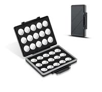 Kiorafoto Custodia per batterie a Bottone 2024 per batterie da 30 Bottoni, Anti-Shock Resistente all'Acqua, Scatola Porta batterie a Bottone per CR2032 CR2025 CR2045 CR2016 (batterie Non Incluse)