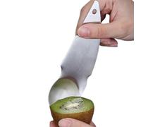 Kioriur Cucchiaio Kiwi, taglia-frutta in acciaio inox, lama combinata, per verdure e frutta, per avocado, versatile, utilizzabile per utensili da cucina