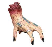 Kioriur Falso accessorio per la mano di Halloween - Finta mano tagliata spaventosa, falsa mano sanguinante spaventosa | Mano strisciante realistica di Halloween, accessorio per festa di carne di