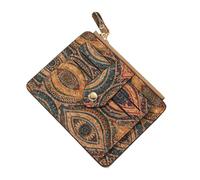 Kioriur Portefeuille De Carte De Crédit - Portefeuille Pour Cartes Pour Femmes, Portefeuille Porte-Cartes Pour Femme | Portefeuille Porte-Cartes Fin Marron Pour