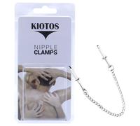 Kiotos - pinze per capezzoli in acciaio inox (argento)