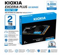 KIOXIA Exceria Plus G3 Series LSD10Z002TG8 SSD 2 TB intern M2 2280 PCIe 40 x4