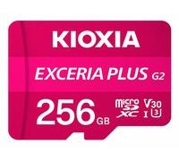 Micro SD KIOXIA 256 GB Exceria Plus G2 UHS-I C10 con adattatore