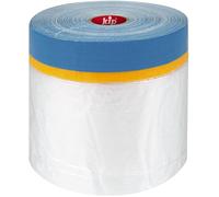 kip Multi-Maschker - Maschera 3 in 1 Washi-Tec e nastro in tessuto per mascherare, proteggere e intonacare, 550 mm x 20 m, nastro adesivo e nastro per pulizia da parete, stucco, acrilico, pittura e