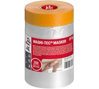 Kip WASHI-TEC® Masker - Nastro Washi professionale con pellicola protettiva per pittori 550 mm x 33 m | Pellicola autoadesiva per coprire e imbianchino per proteggere la polvere e finestre, resistente