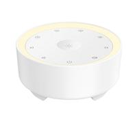 Kipcush Macchina del suono del rumore bianco e luce notturna 2 in 1 per adulti/bambini, 20 suoni lenitivi ad alta fedeltà, timer, piccola terapia del sonno portatile per casa, ufficio, viaggio.