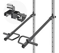 Kipika Bracci Regolabili a Leva per Power Rack - Jammer Arms Attacchi per Rack 5,1 x 5,1 cm con Fori 5/8" o 2,5 cm - Compatibile con Piastre Olimpiche - Altezza e Angolo Regolabili