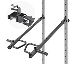 Kipika Bracci Regolabili a Leva per Power Rack - Jammer Arms Attacchi per Rack 5,1 x 5,1 cm con Fori 5/8" o 2,5 cm - Compatibile con Piastre Olimpiche - Altezza e Angolo Regolabili