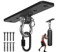 Kipika Gancio pesante da parete per sacco da boxe, girevole, resistente, staffa per sacco da boxe per casa, palestra, interni, lunghezza regolabile per sacco da kickboxing, Muay Thai, Speed Bag