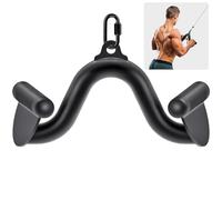 Kipika LAT - Set di barre di fissaggio per cavo per canottaggio, barra a T a V, impugnature per allenamento della schiena, per macchine da canottaggio, 30,5 cm, 50,8 cm, 61 cm, 71 cm, 81,3 cm, cinque