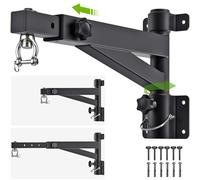 Kipika Staffa da parete per sacco da boxe pesante, rotabile, telaio ultra resistente per sacco da boxe per palestra domestica, lunghezza regolabile per sacco da kickboxing, sacco da muay thai, sacco