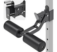 Kipika Supporto per raddrizzatore per gambe da 5,1 x 5,1 cm Power Rack con foro da 5/8" o 2,5 cm - Supporto gamba regolabile con ruote in schiuma - ideale per allenamento intensivo e allenamento delle