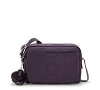 Kipling Abanu - Borsa a tracolla da donna media, leggera, regolabile, con tasche con cerniera multipla, Prugna definitiva, 9.5''L x 6.75''H x 3.5''D