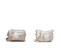 Kipling ABANU M, Borse a Tracolla, Donna, Argento (Metallic Glow), Taglia unica IZELLAH, Borse a Tracolla, Donna, Argento (Metallic Glow), Taglia unica