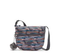 Kipling Arto S Borsa a Tracolla, Borsa a Spalla Piccola Leggera con Tasche con Zip Multiple, Tracolla Regolabile & Organizer Compatto per Essenziali Quotidiani - Mineral Stripes