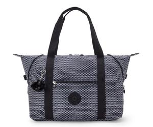 kipling Basic Print Art Medium Tote Signature Print