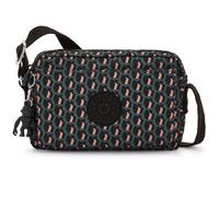 KIPLING Borsa a tracolla 'Abanu' verde scuro / rosa / nero, Taglia One Size