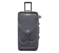 Kipling Teagan L Borsa da Viaggio con Ruote, Borsone Grande con Ruote Leggero con Manico Telescopico, Ruote Resistenti & Scomparti Multipli, Versatile Bagaglio da Weekend - Moonlit Grey