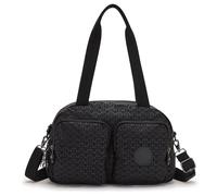 Kipling COOL DEFEA Borsa a tracolla media, Signature Emb (Nero)