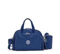 Kipling Borsa per pannolini stampata Camama Soft Dot Blu