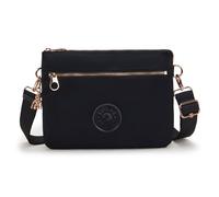Kipling Charm Riri Zip Borsa a tracolla L 27 cm nero